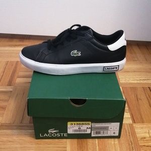 Lacoste power court shoes black
